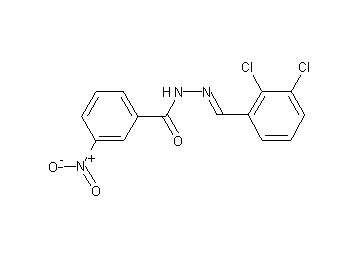 N'-(2,3-dichlorobenzylidene)-3-nitrobenzohydrazide - Click Image to Close