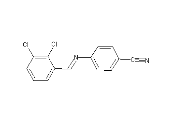4-[(2,3-dichlorobenzylidene)amino]benzonitrile