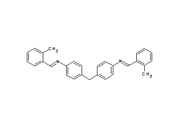 (2-methylbenzylidene)(4-{4-[(2-methylbenzylidene)amino]benzyl}phenyl)amine