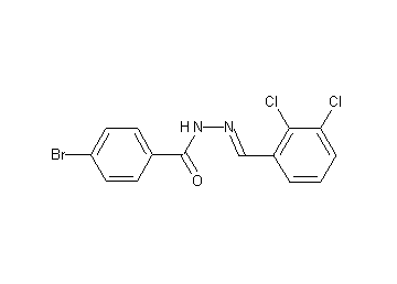 4-bromo-N'-(2,3-dichlorobenzylidene)benzohydrazide