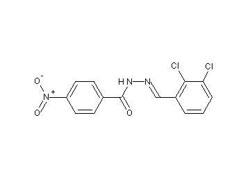 N'-(2,3-dichlorobenzylidene)-4-nitrobenzohydrazide