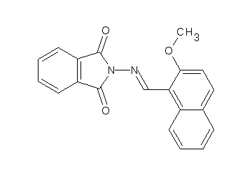 2-{[(2-methoxy-1-naphthyl)methylene]amino}-1H-isoindole-1,3(2H)-dione