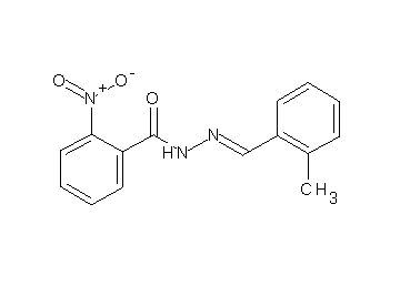 N'-(2-methylbenzylidene)-2-nitrobenzohydrazide