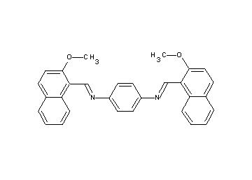 N,N'-bis[(2-methoxy-1-naphthyl)methylene]-1,4-benzenediamine