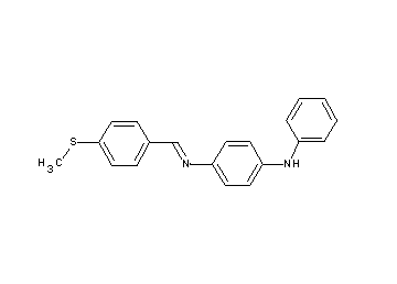 N-[4-(methylsulfanyl)benzylidene]-N'-phenyl-1,4-benzenediamine
