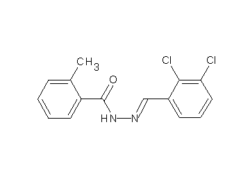 N'-(2,3-dichlorobenzylidene)-2-methylbenzohydrazide