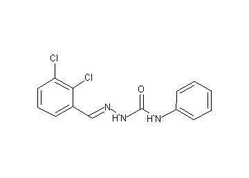 2,3-dichlorobenzaldehyde N-phenylsemicarbazone