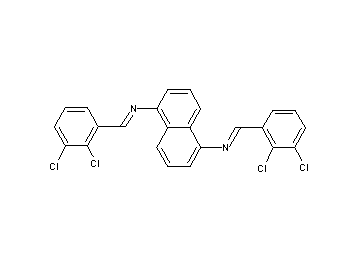 N,N'-bis(2,3-dichlorobenzylidene)-1,5-naphthalenediamine