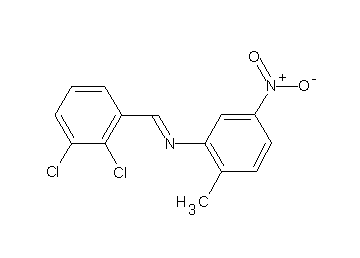 N-(2,3-dichlorobenzylidene)-2-methyl-5-nitroaniline - Click Image to Close