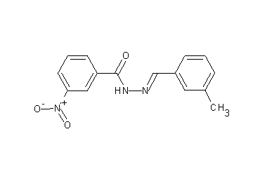 N'-(3-methylbenzylidene)-3-nitrobenzohydrazide