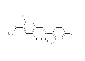 N-(5-bromo-2,4-dimethoxybenzylidene)-2,4-dichloroaniline