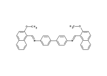 N,N'-bis[(2-methoxy-1-naphthyl)methylene]-4,4'-biphenyldiamine