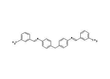 (3-methylbenzylidene)(4-{4-[(3-methylbenzylidene)amino]benzyl}phenyl)amine