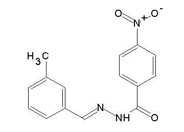 N'-(3-methylbenzylidene)-4-nitrobenzohydrazide