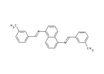 N,N'-bis(3-methylbenzylidene)-1,5-naphthalenediamine