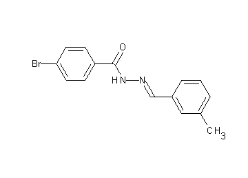 4-bromo-N'-(3-methylbenzylidene)benzohydrazide