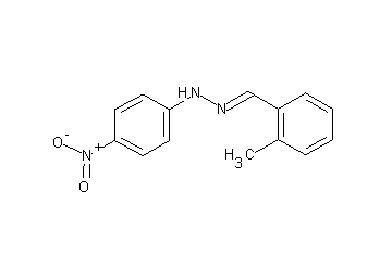 1-(2-methylbenzylidene)-2-(4-nitrophenyl)hydrazine