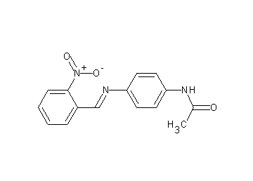 N-{4-[(2-nitrobenzylidene)amino]phenyl}acetamide