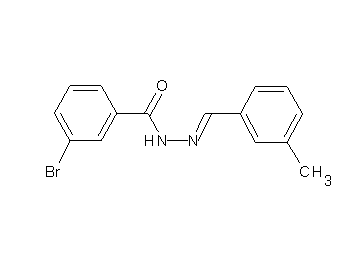 3-bromo-N'-(3-methylbenzylidene)benzohydrazide