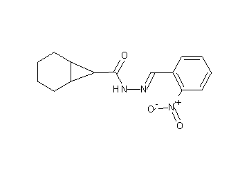 N'-(2-nitrobenzylidene)bicyclo[4.1.0]heptane-7-carbohydrazide