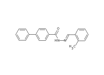 N'-(2-methylbenzylidene)-4-biphenylcarbohydrazide