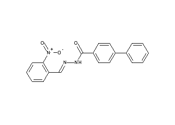 N'-(2-nitrobenzylidene)-4-biphenylcarbohydrazide