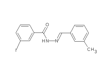 3-iodo-N'-(3-methylbenzylidene)benzohydrazide