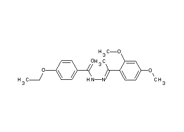 N'-[1-(2,4-dimethoxyphenyl)ethylidene]-4-ethoxybenzohydrazide