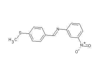 N-[4-(methylsulfanyl)benzylidene]-3-nitroaniline