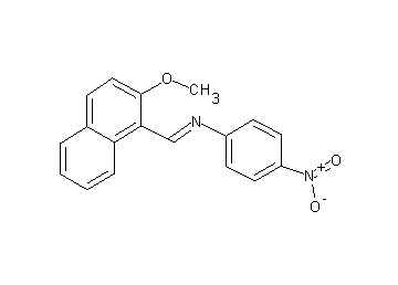 N-[(2-methoxy-1-naphthyl)methylene]-4-nitroaniline