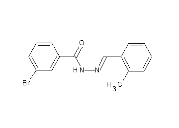 3-bromo-N'-(2-methylbenzylidene)benzohydrazide