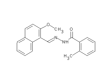 N'-[(2-methoxy-1-naphthyl)methylene]-2-methylbenzohydrazide