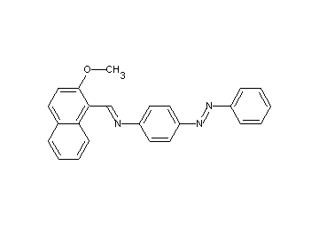 N-[(2-methoxy-1-naphthyl)methylene]-4-(phenyldiazenyl)aniline - Click Image to Close