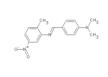 N-[4-(dimethylamino)benzylidene]-2-methyl-5-nitroaniline