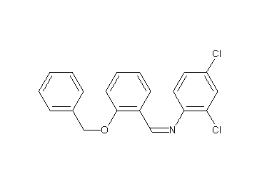 N-[2-(benzyloxy)benzylidene]-2,4-dichloroaniline