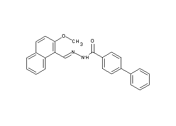 N'-[(2-methoxy-1-naphthyl)methylene]-4-biphenylcarbohydrazide