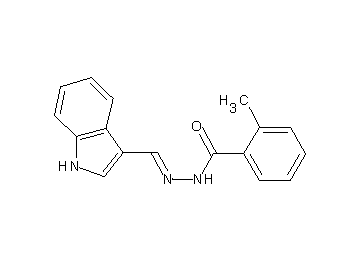 N'-(1H-indol-3-ylmethylene)-2-methylbenzohydrazide