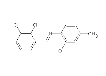2-[(2,3-dichlorobenzylidene)amino]-5-methylphenol