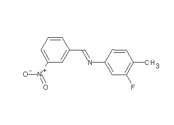 (3-fluoro-4-methylphenyl)(3-nitrobenzylidene)amine