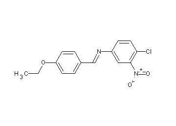 (4-chloro-3-nitrophenyl)(4-ethoxybenzylidene)amine