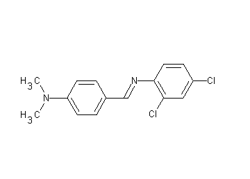 (2,4-dichlorophenyl)[4-(dimethylamino)benzylidene]amine