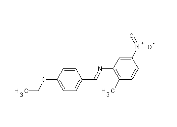 N-(4-ethoxybenzylidene)-2-methyl-5-nitroaniline