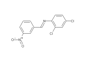 (2,4-dichlorophenyl)(3-nitrobenzylidene)amine