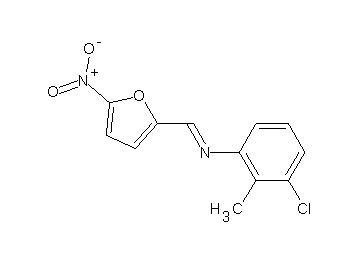 (3-chloro-2-methylphenyl)[(5-nitro-2-furyl)methylene]amine