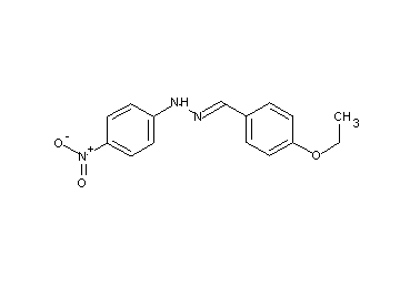 1-(4-ethoxybenzylidene)-2-(4-nitrophenyl)hydrazine 1-(4-ethoxybenzylidene)-2-(4-nitrophenyl)hydrazine