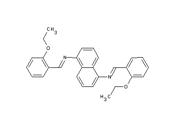 N,N'-bis(2-ethoxybenzylidene)-1,5-naphthalenediamine