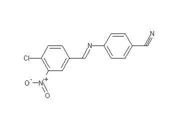 4-[(4-chloro-3-nitrobenzylidene)amino]benzonitrile