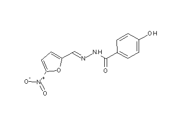4-hydroxy-N'-[(5-nitro-2-furyl)methylene]benzohydrazide