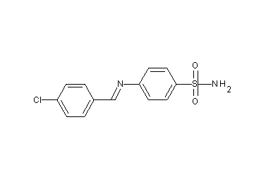 4-[(4-chlorobenzylidene)amino]benzenesulfonamide