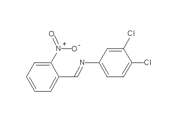 (3,4-dichlorophenyl)(2-nitrobenzylidene)amine